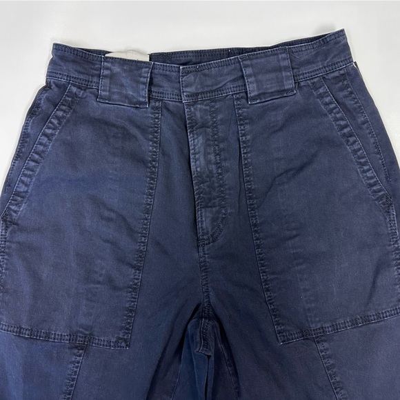 Rebecca Taylor Patrice la Vie Stretch Twill Pants In Midnight Navy No Belt EUC - Picture 12 of 12